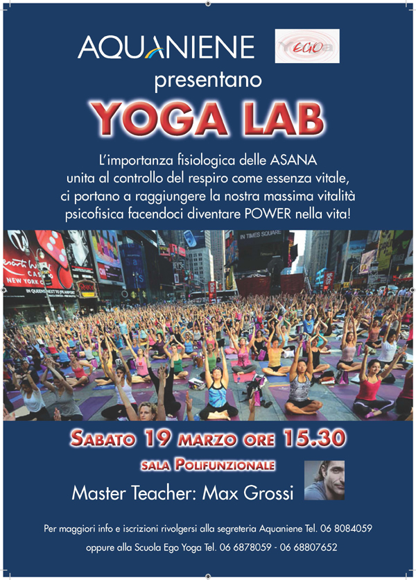 Locandina yoga Lab